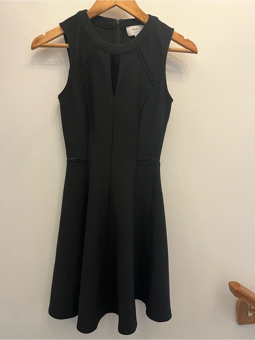 Black Fit & Flare Dress Sleeveless Cocktail Career Dress